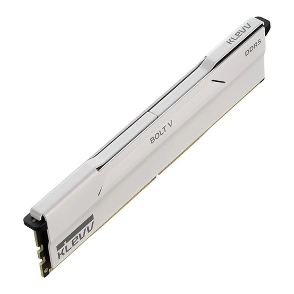 Klevv 32GB DDR5 6000MHz Kit(2x16GB) Bolt V Pure White Klevv 32GB DDR5 6000MHz Kit(2x16GB) Bolt V Pure White