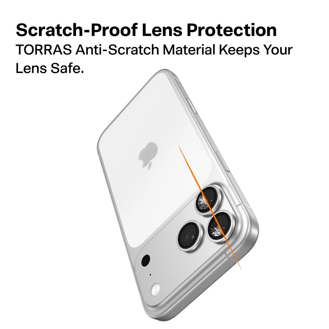 Torras Lensguard camera protector for iPhone 17 Black Torras Lensguard camera protector for iPhone 17 Black