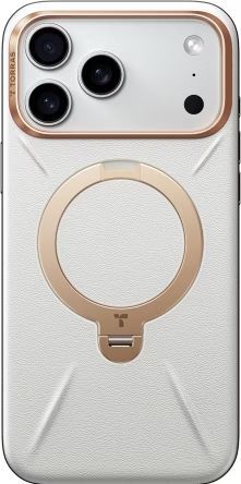 Torras Ostand Q3 Vegskin case for iPhone 17 Pro Pearl Grey Torras Ostand Q3 Vegskin case for iPhone 17 Pro Pearl Grey