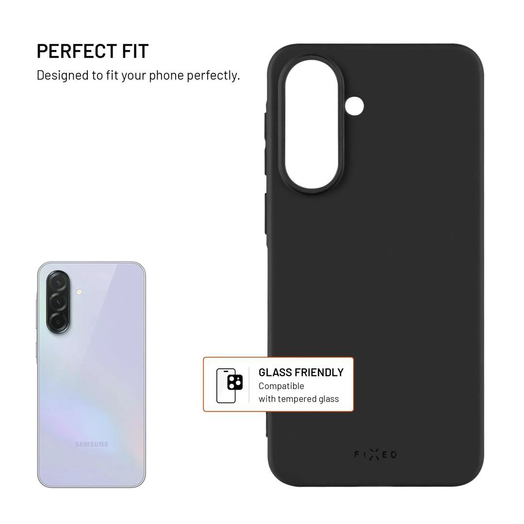 FIXED Story hátlap Samsung Galaxy A37 5G készülékhez, fekete