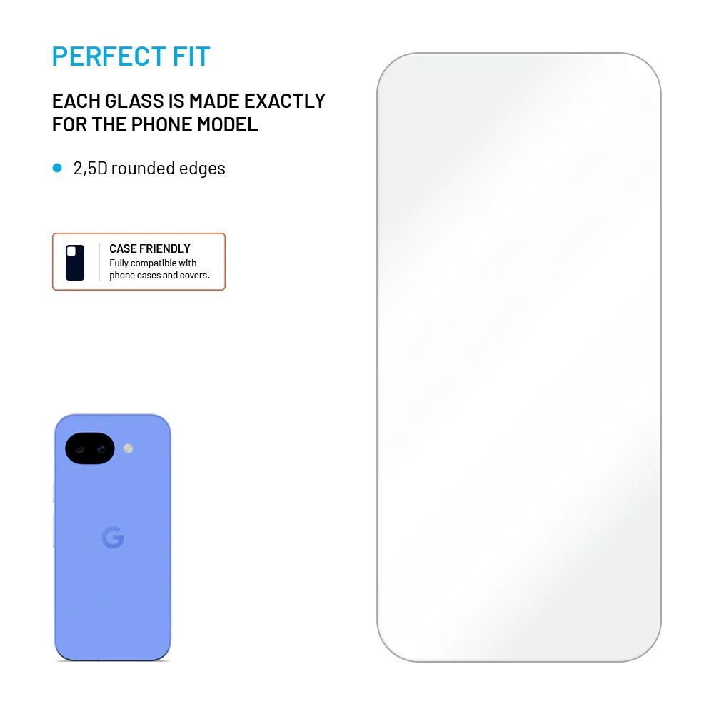 FIXED 2,5D edzett üveg Google Pixel 10A készülékhez 2drb