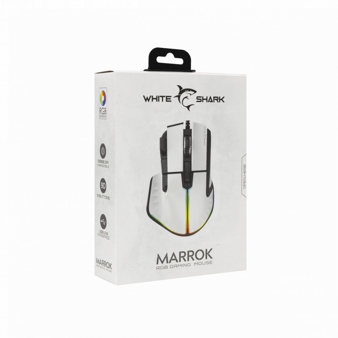 White Shark Marrok Gaming mouse White