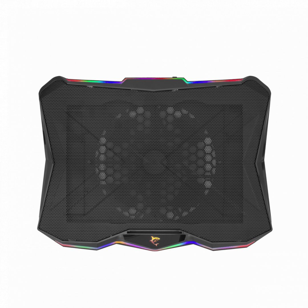 White Shark Glacier 17,3" Gaming RGB Cooling pad Black