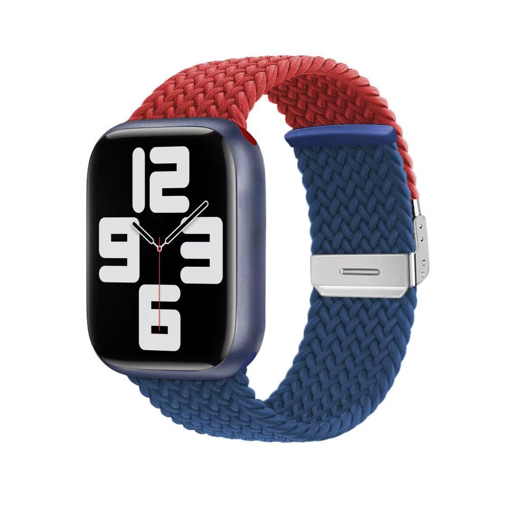 BlackBird Sailor Watch Strap for Iwatch 38/40/41/42 mm Dark Blue/Red