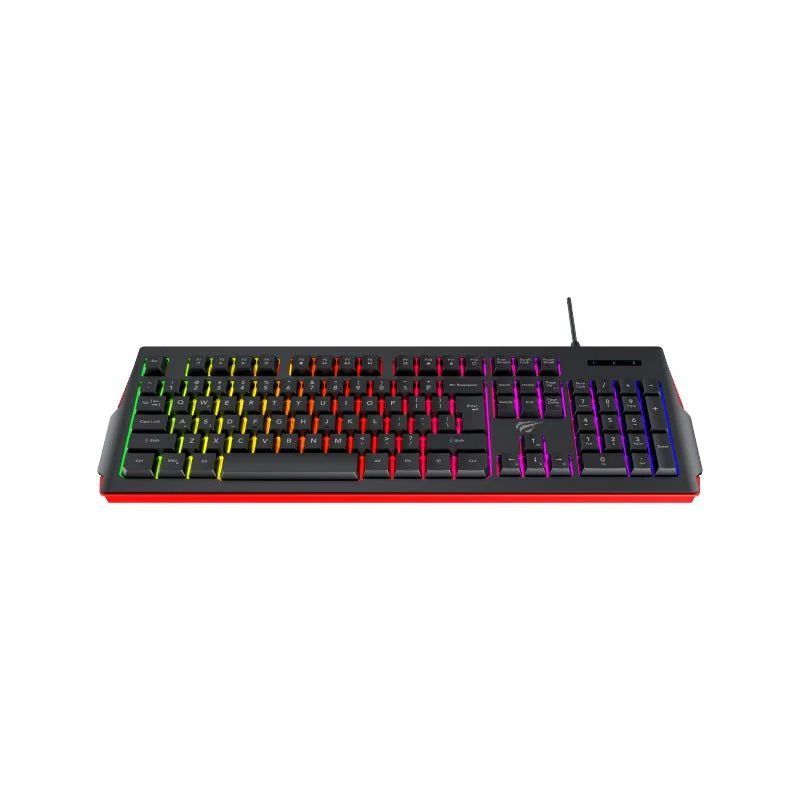 HAVIT Gamenote KB866L Gaming Keyboard Black/Red US