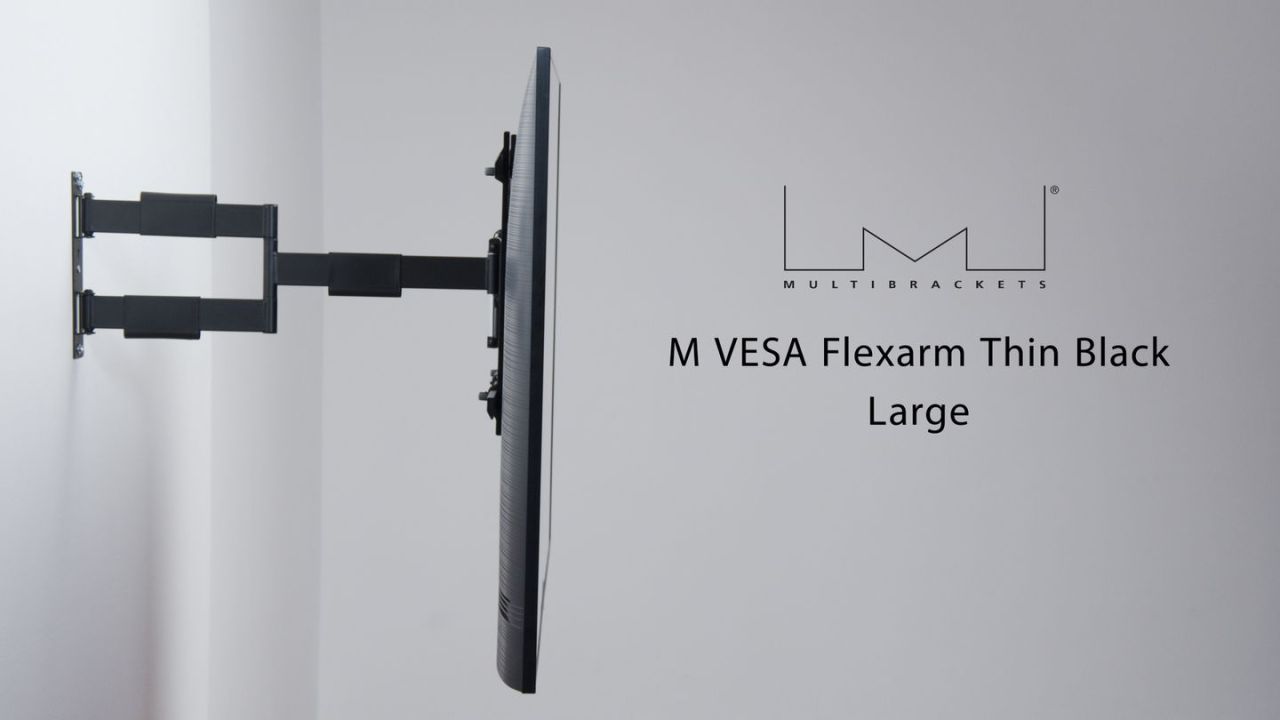 Multibrackets M VESA Flexarm Thin Black Large 37"-65" Black