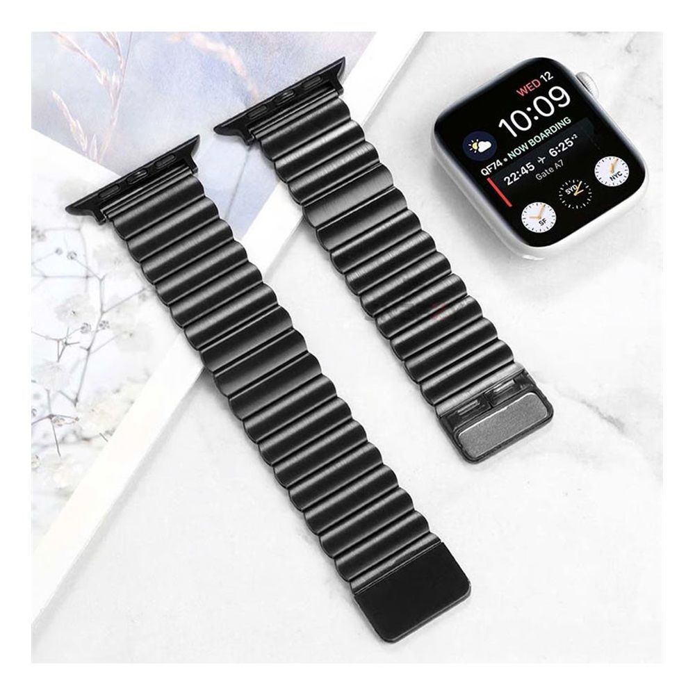 BlackBird Steel Watch Strap for Iwatch 38/40/41/42mm Black