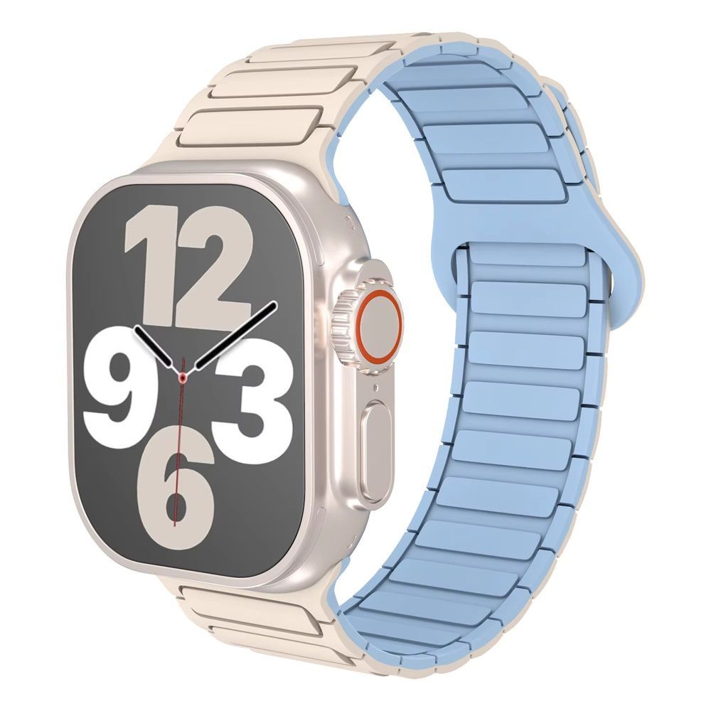 BlackBird BlackBird Tactical Watch Strap for Iwatch 42/44/45/46/49mm Light Brown/Light Blue