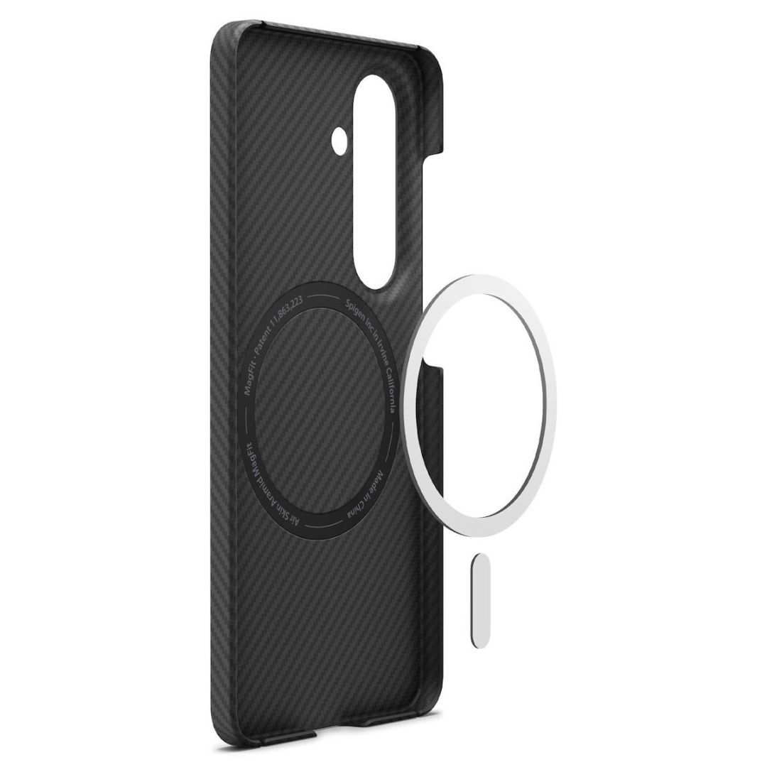 Spigen Air Skin Aramid MagSafe case for Samsung Galaxy S26+ Black