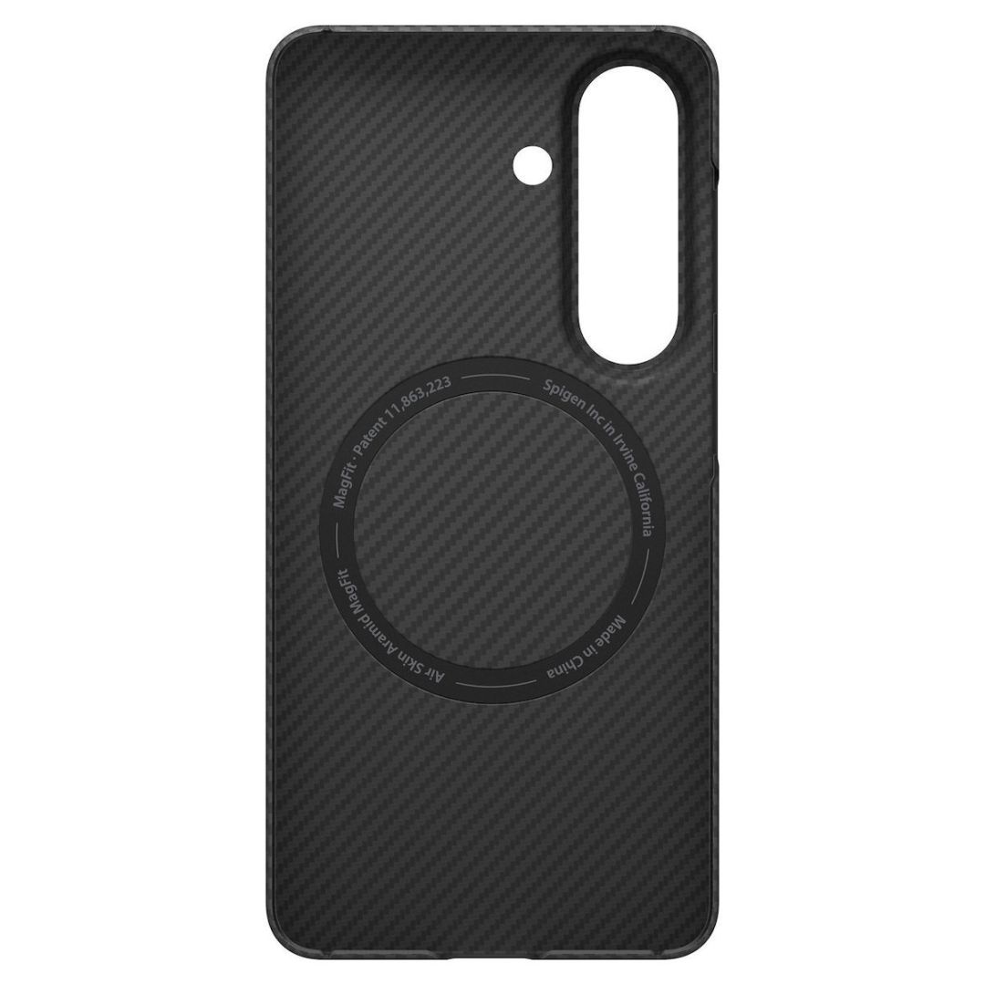 Spigen Air Skin Aramid MagSafe case for Samsung Galaxy S26+ Black