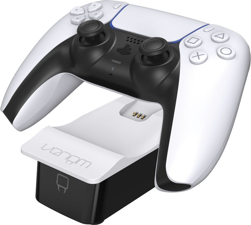 Venom VS5000 Single Docking Station for Playstation5 White Venom VS5000 Single Docking Station for Playstation5 White
