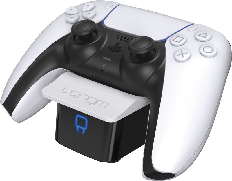 Venom VS5000 Single Docking Station for Playstation5 White Venom VS5000 Single Docking Station for Playstation5 White