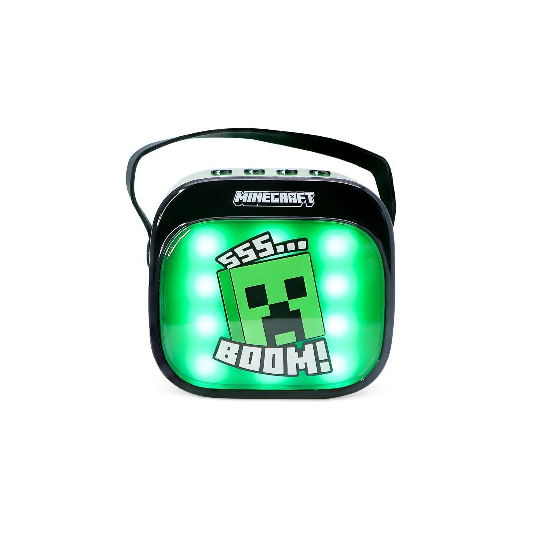 OTL Technologies Minecraft PopSing LED Light-Up Bluetooth Karaoke Speaker & Microphone Green OTL Technologies Minecraft PopSing LED Light-Up Bluetooth Karaoke Speaker & Microphone Green