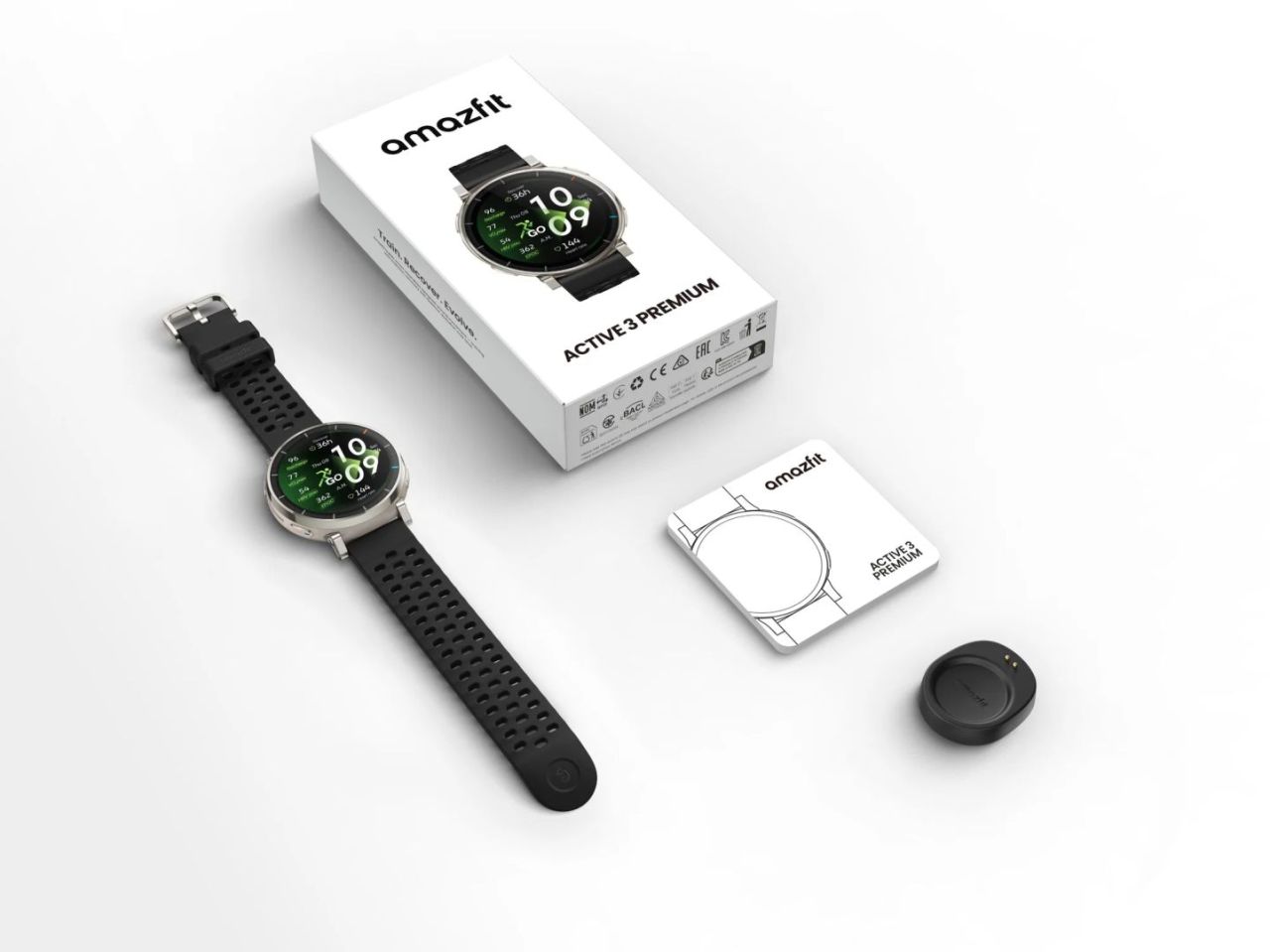 Amazfit Active 3 Premium NFC Apex Silver