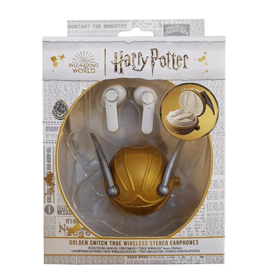 Lazer Built Harry Potter Snitch TWS Bluetooth Headset Gold/White