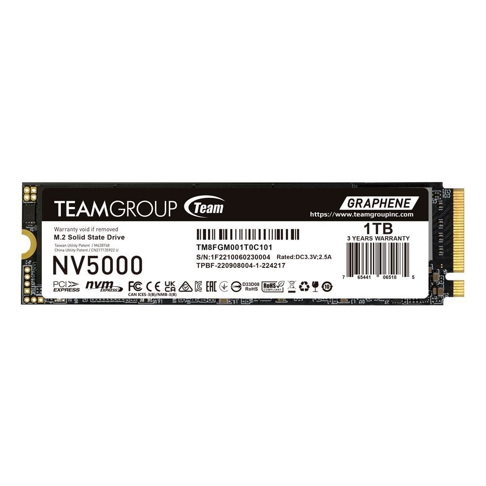 TeamGroup 1TB M.2 2280 NVMe NV5000 TeamGroup 1TB M.2 2280 NVMe NV5000