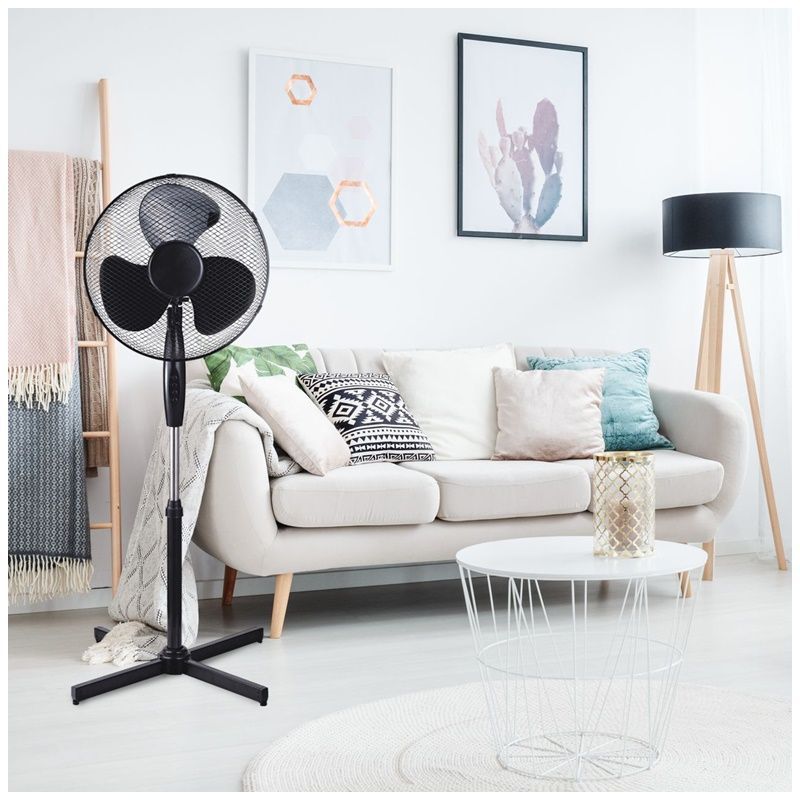 Platinet Standing Fan 16" Black