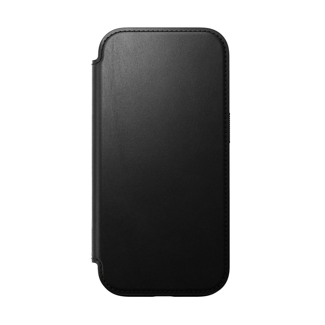 Nomad Modern Leather Folio iPhone 16 Pro Black