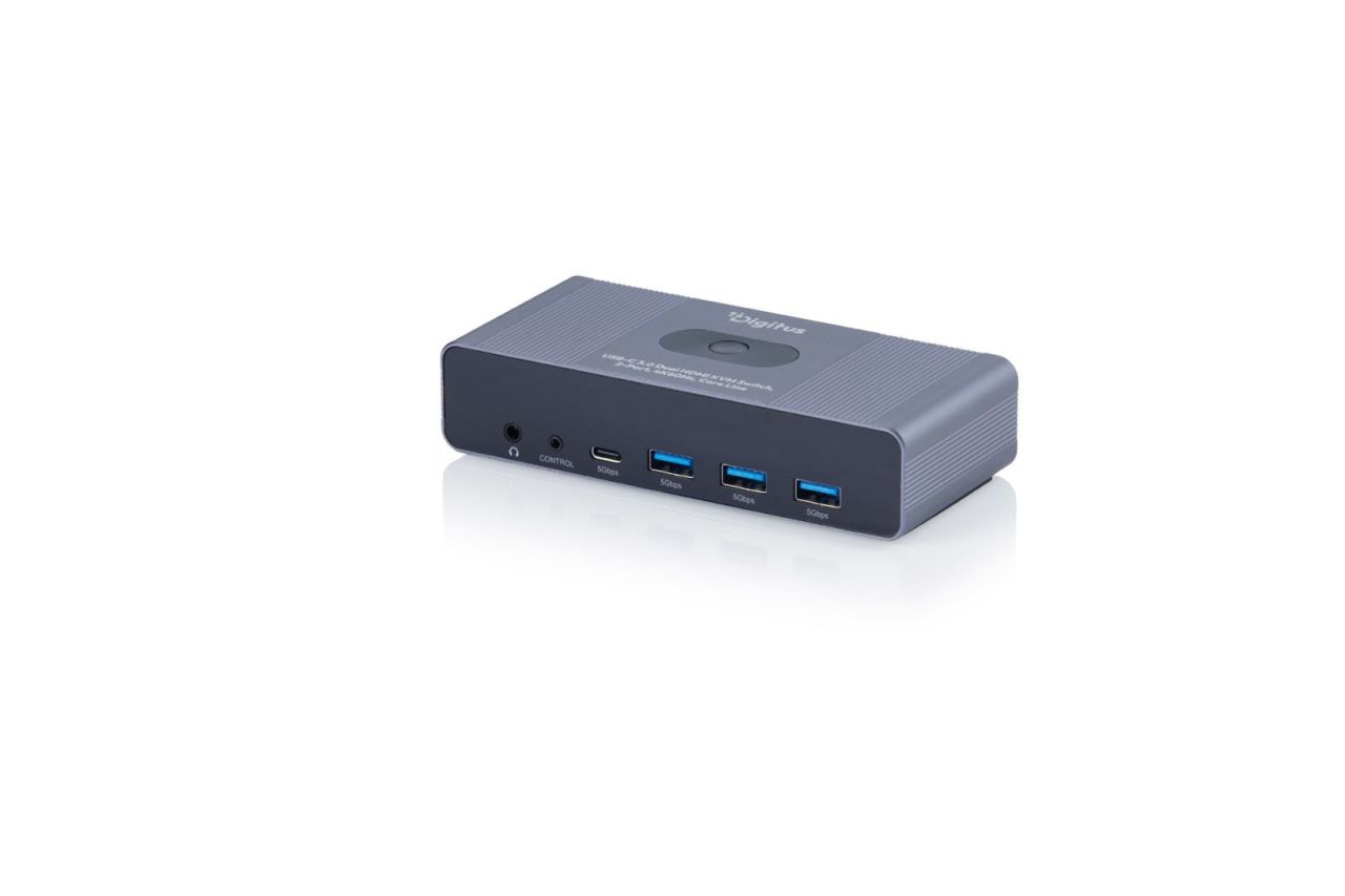 Digitus USB-C 3.0 Dual HDMI KVM Switch