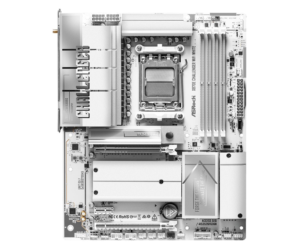 ASRock X870E CHALLENGER WIFI WHITE