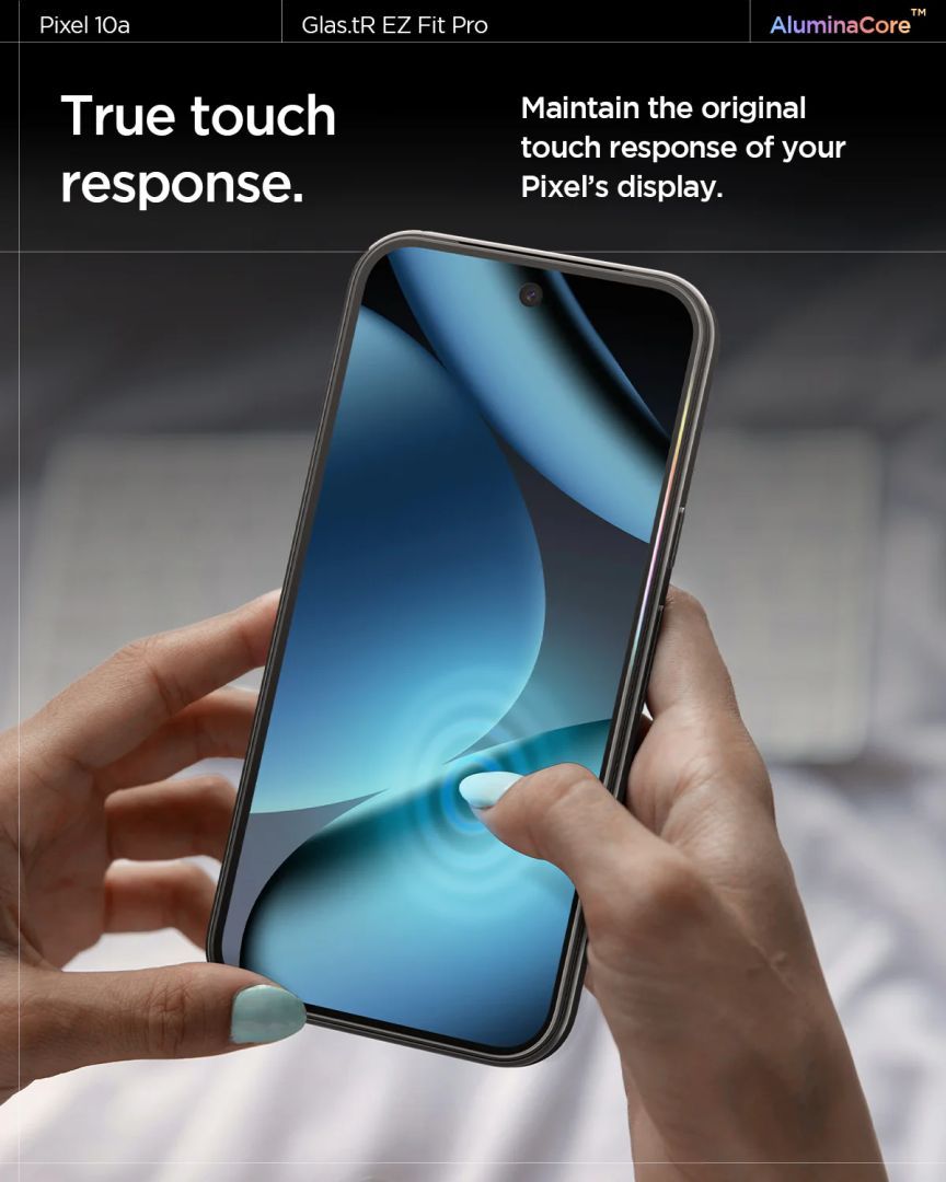 Spigen Glass tR EZ Fit Pro for Google Pixel 10a Transparent Spigen Glass tR EZ Fit Pro for Google Pixel 10a Transparent