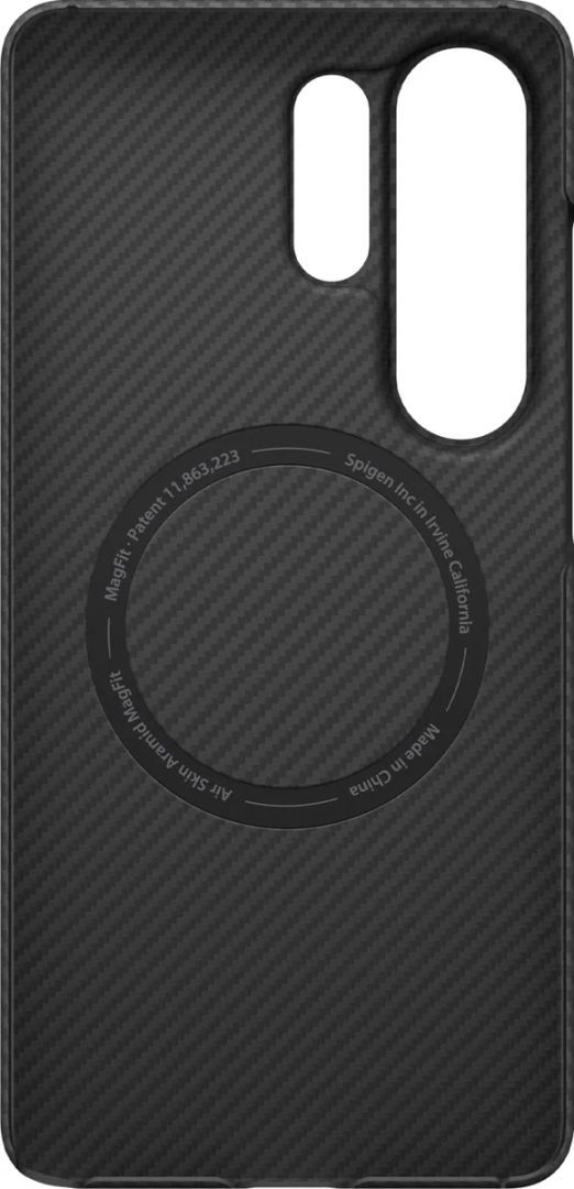 Spigen Air Skin Aramid MagSafe case for Samsung Galaxy S26 Ultra Black