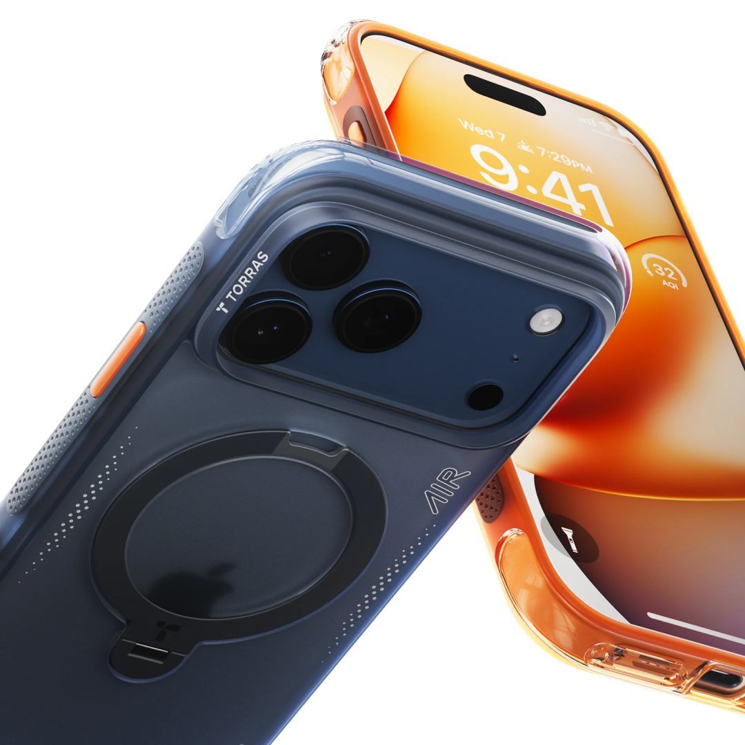 Torras Ostand Q3 Air case for iPhone 17 Pro Deep Blue Torras Ostand Q3 Air case for iPhone 17 Pro Deep Blue