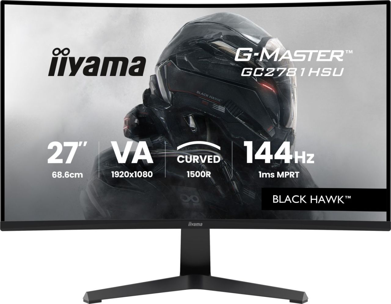 iiyama 27" G-Master GC2781HSU-B1 IPS LED Curved