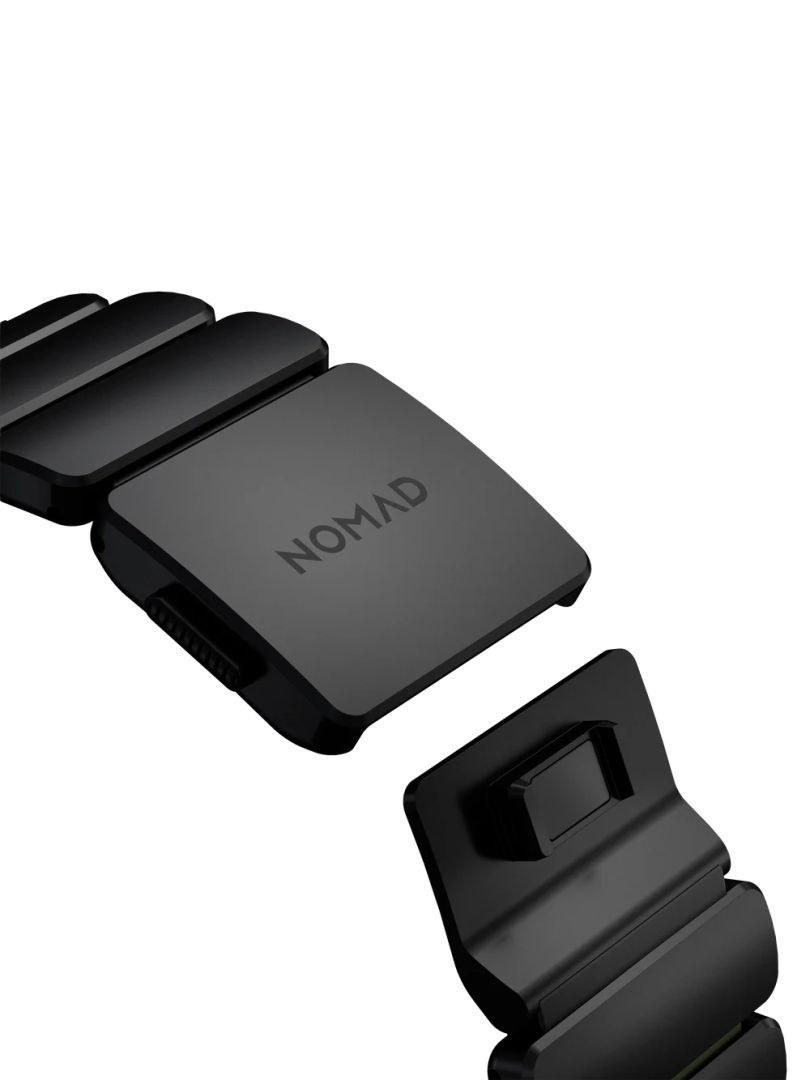 Nomad Stratos Band FKM AW 45/46/49mm Black Titanium Forest Green