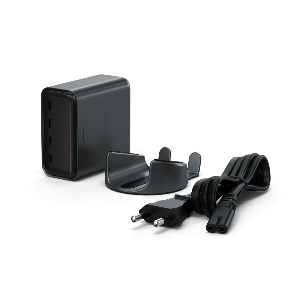 Satechi ChargeView 140W Desktop Charger Space Black