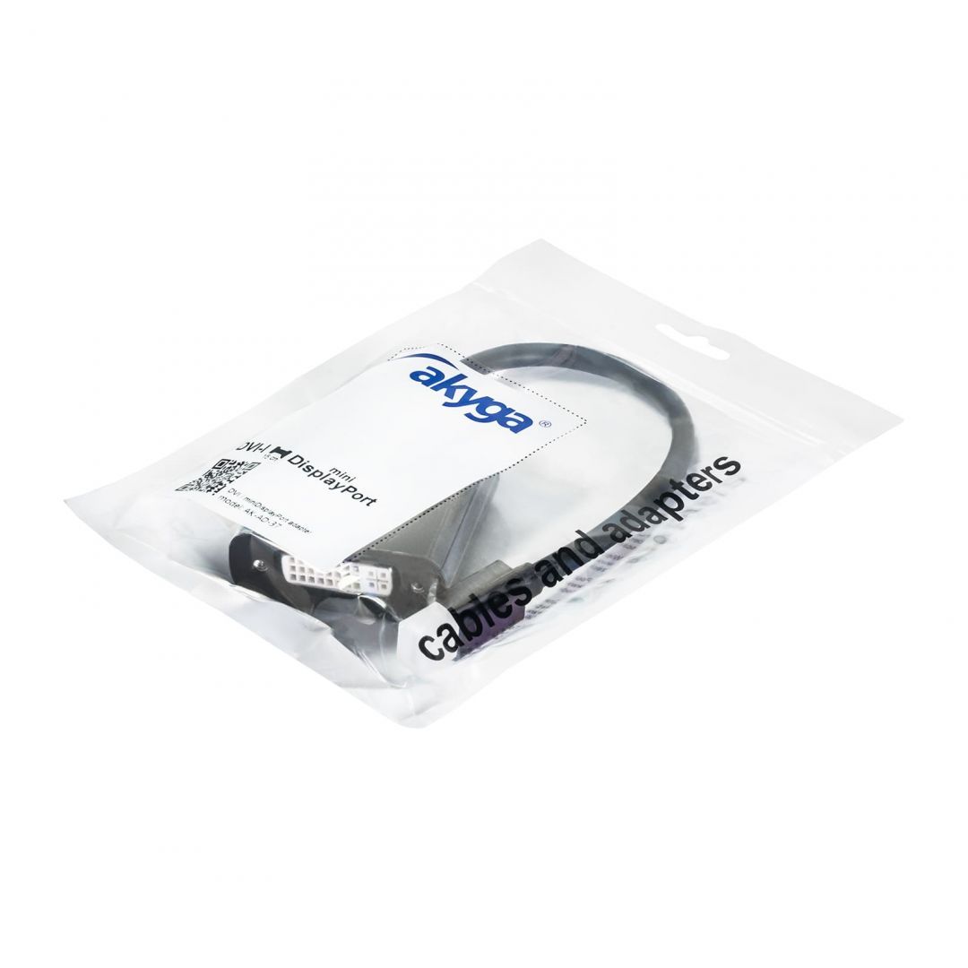 Akyga AK-AD-37 mini DisplayPort / DVI-D (Dual Link) Converter Black Akyga AK-AD-37 mini DisplayPort / DVI-D (Dual Link) Converter Black