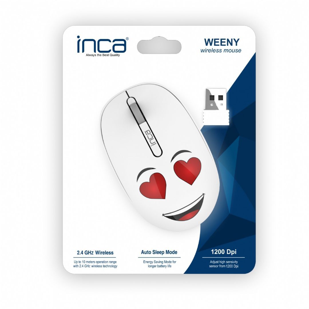 INCA IWM-245RB Wireless Mouse White INCA IWM-245RB Wireless Mouse White