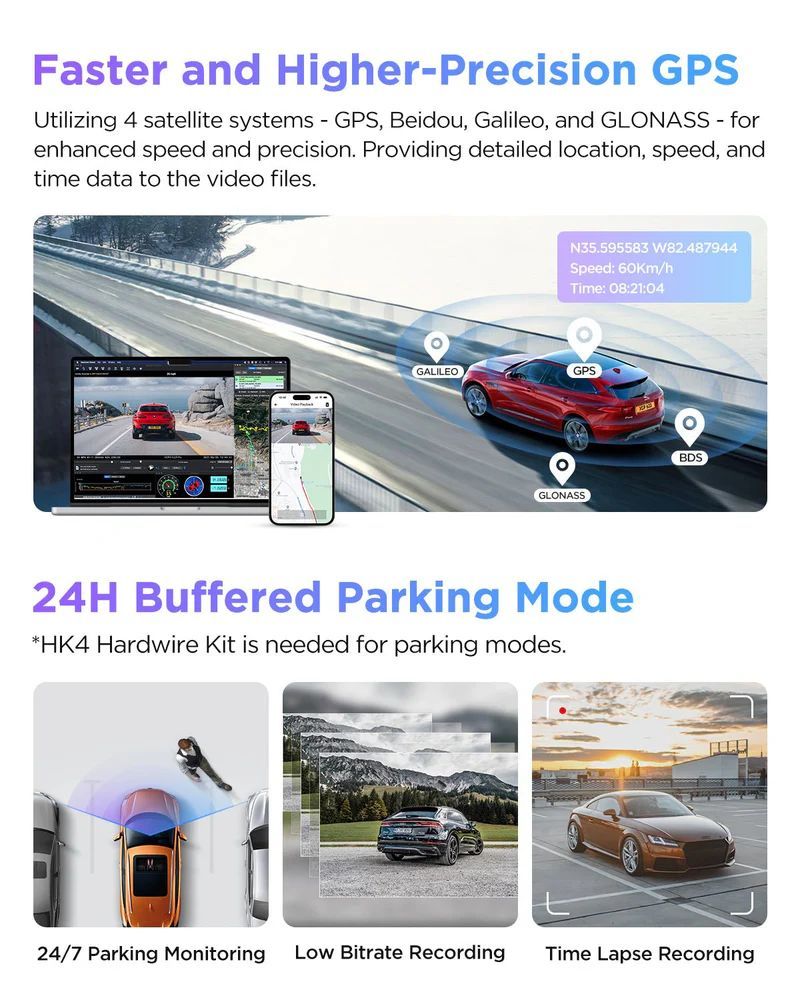 VIOFO A229 Pro 1CH Dash Cam Black VIOFO A229 Pro 1CH Dash Cam Black