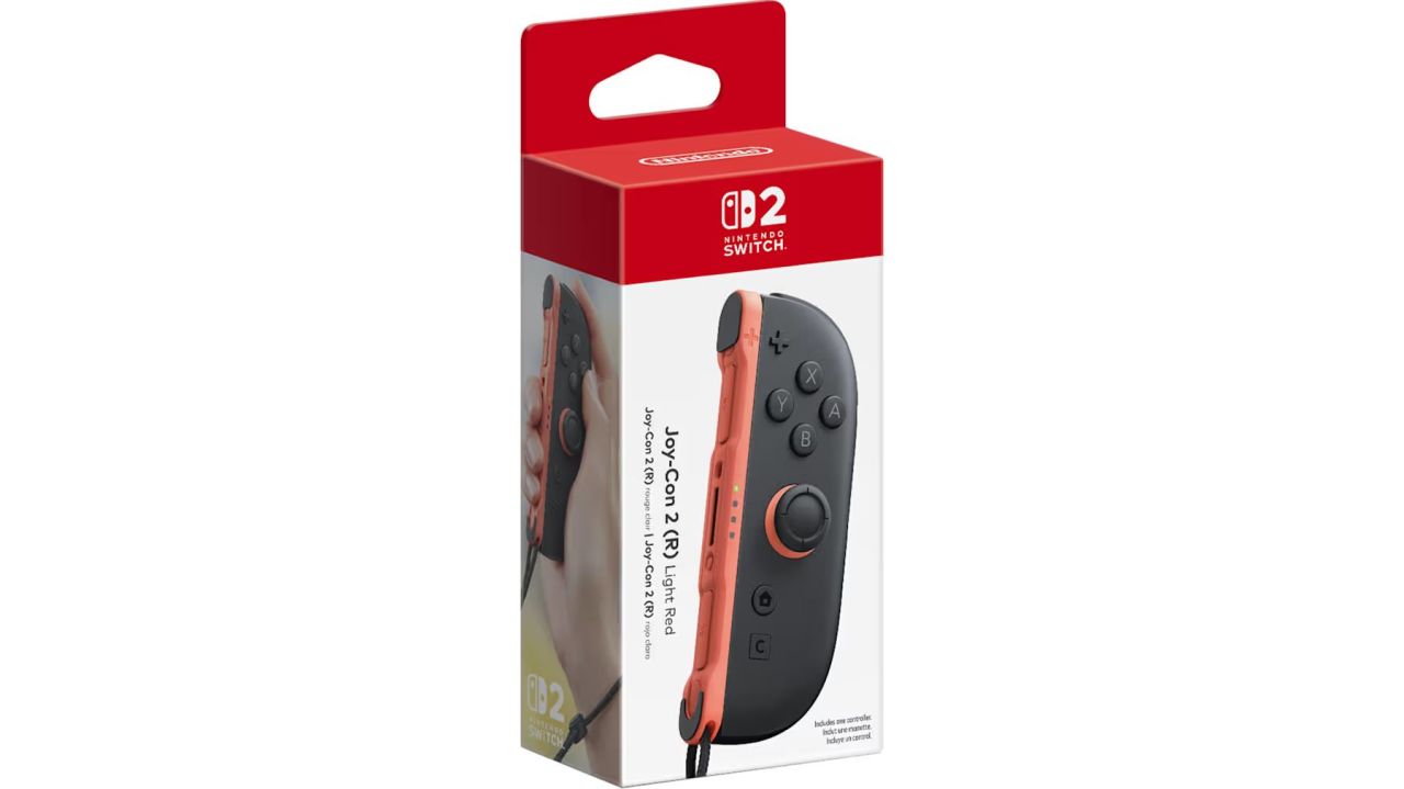 Nintendo Switch 2 Joy-Con (R) Light Red Nintendo Switch 2 Joy-Con (R) Light Red