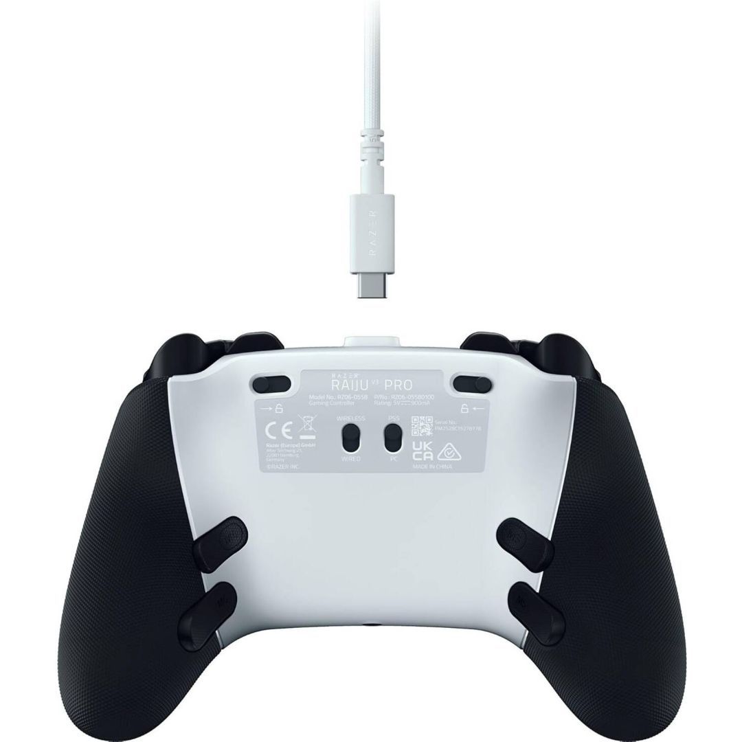 Razer Raiju V3 Pro for PS5 Wireless Gamepad White