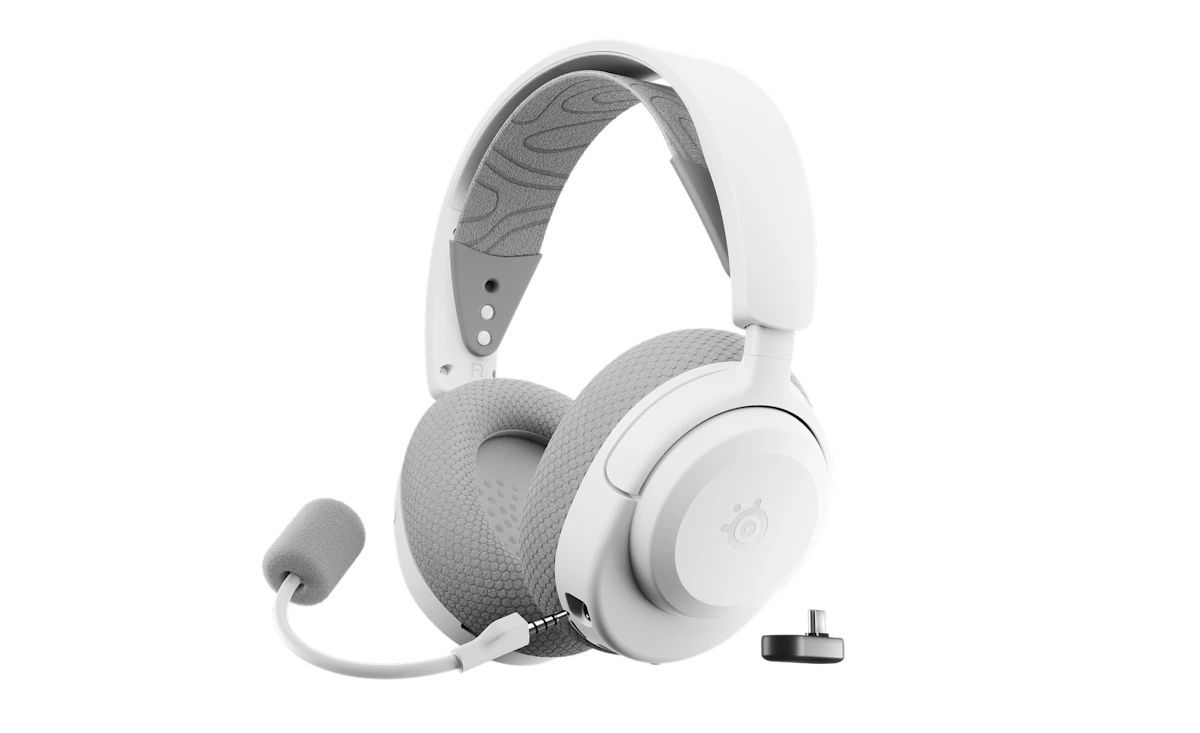Steelseries Arctis Nova 3 PC Wireless Bluetooth Gaming Headset White Steelseries Arctis Nova 3 PC Wireless Bluetooth Gaming Headset White