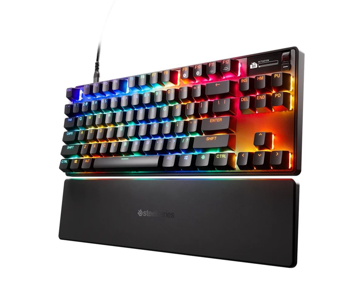 Steelseries Apex 3 TKL Gaming Keyboard Amethiyst Black UK
