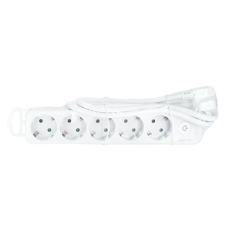 Logilink Hálózati Elosztó Kapcsolóval 5DIN 1,5m White