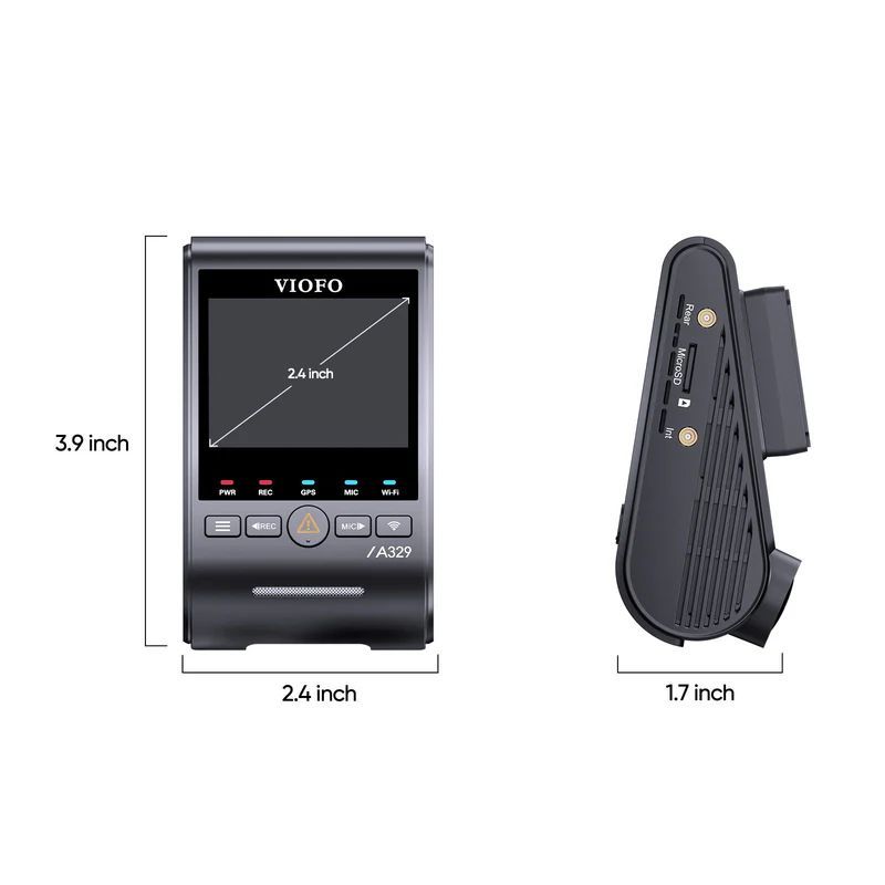 VIOFO A329S 1CH Dash Cam Black