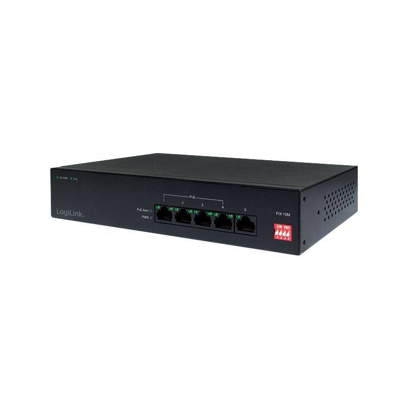 Logilink NS0098 5-Port 10/100M PoE Switch