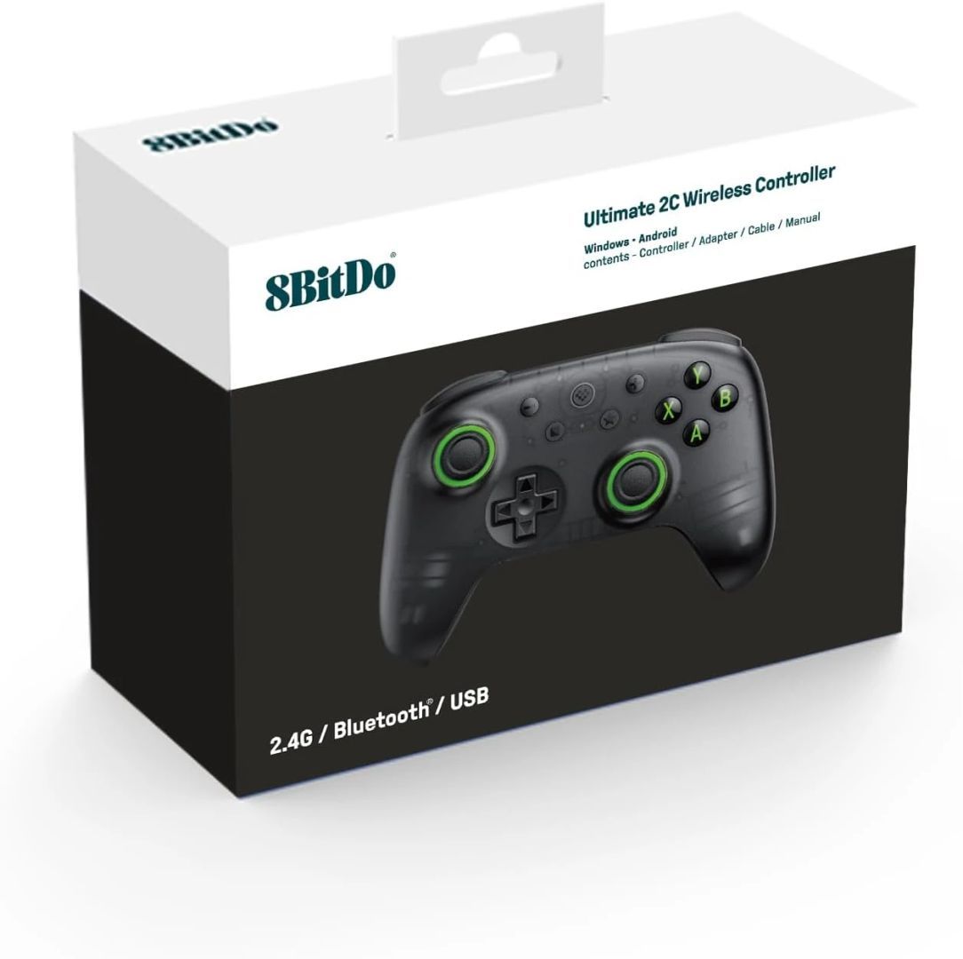 8BitDo Ultimate 2C Wireless Bluetooth Gamepad Transparent Black 8BitDo Ultimate 2C Wireless Bluetooth Gamepad Transparent Black