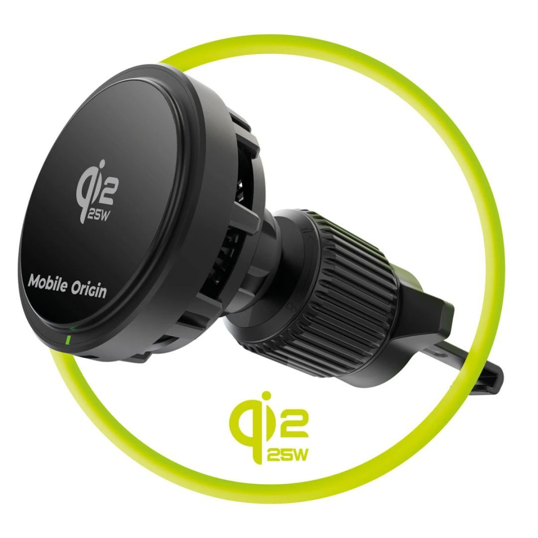 Mobile Origin Qi2 Wireless Car Charger 25W CA24 Black Mobile Origin Qi2 Wireless Car Charger 25W CA24 Black