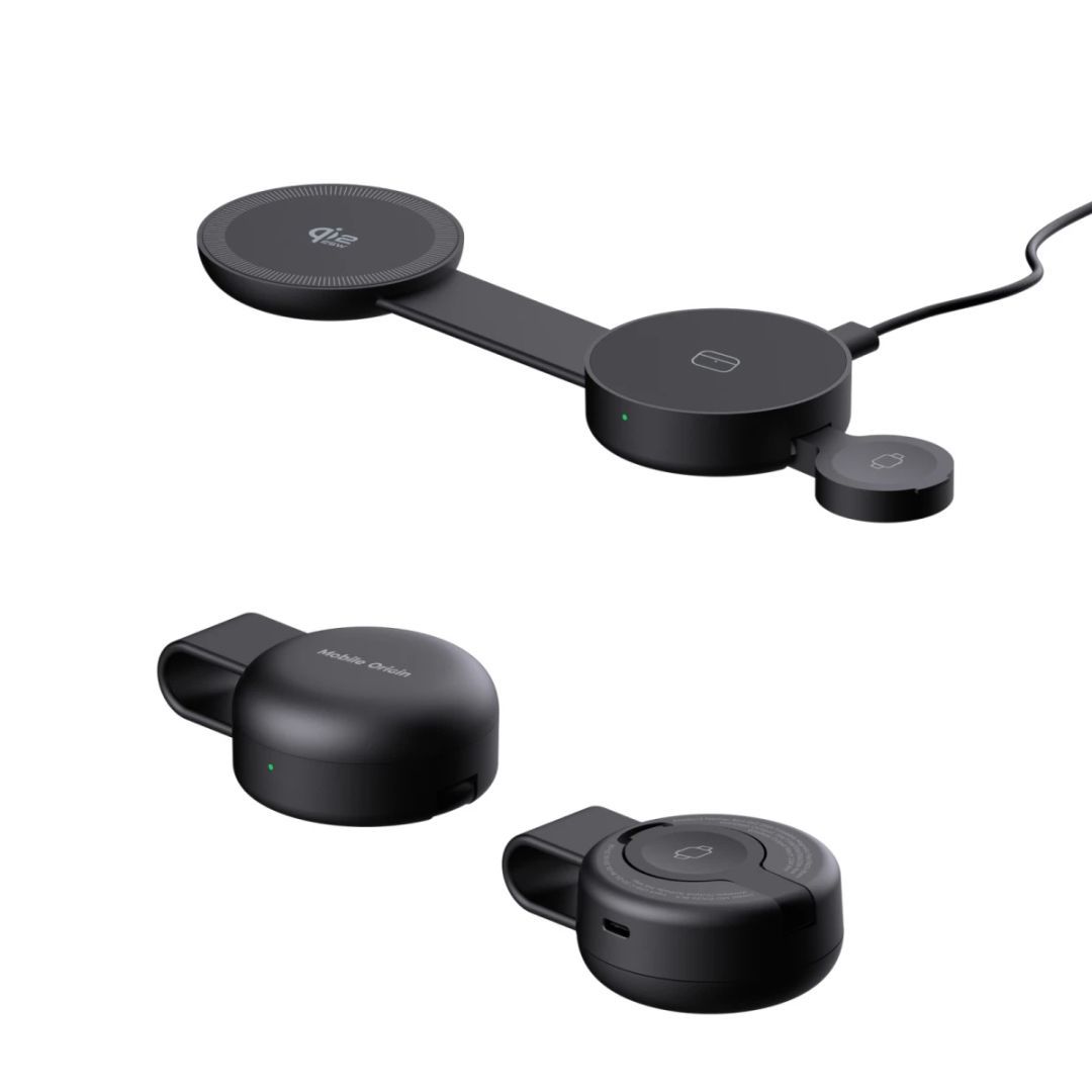 Mobile Origin 3in1 Qi2 Foldable Magnetic Pad 25W PW34 Black Mobile Origin 3in1 Qi2 Foldable Magnetic Pad 25W PW34 Black