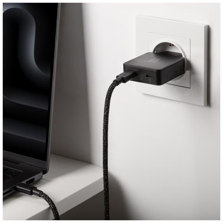 Native Union Pocket GaN Charger 2xUSB-C PD 65W Black Native Union Pocket GaN Charger 2xUSB-C PD 65W Black