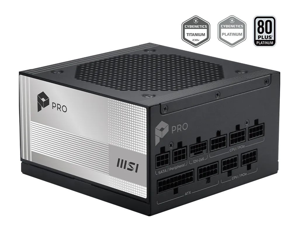 Msi 850W 80+ Platinum PRO A850PL PCIE5 Msi 850W 80+ Platinum PRO A850PL PCIE5