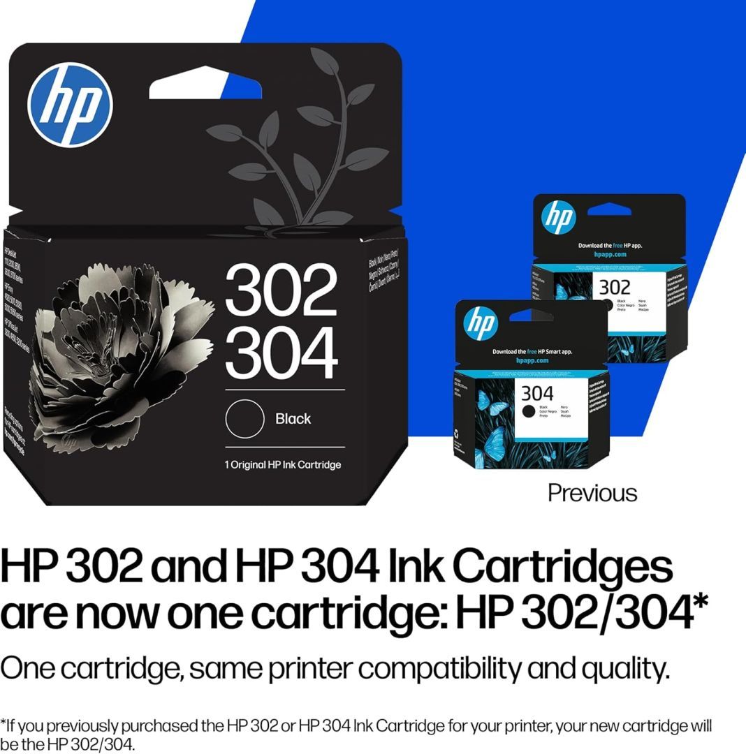 HP 302/304 Black tintapatron HP 302/304 Black tintapatron