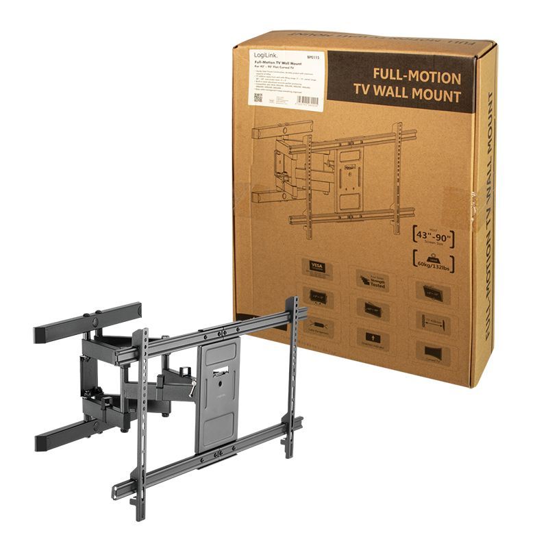 Logilink BP0115 TV Wall Mount 43"-90" Black Logilink BP0115 TV Wall Mount 43"-90" Black