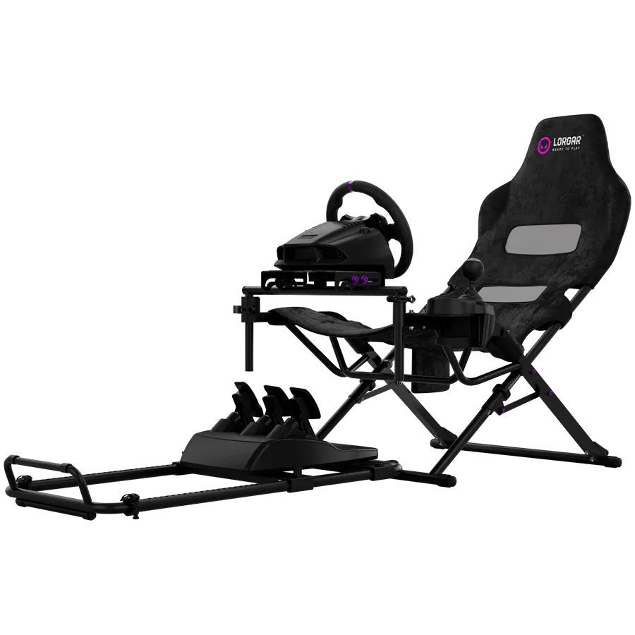 LORGAR Advanced RAF1 Racing Simulator Cockpit Black LORGAR Advanced RAF1 Racing Simulator Cockpit Black
