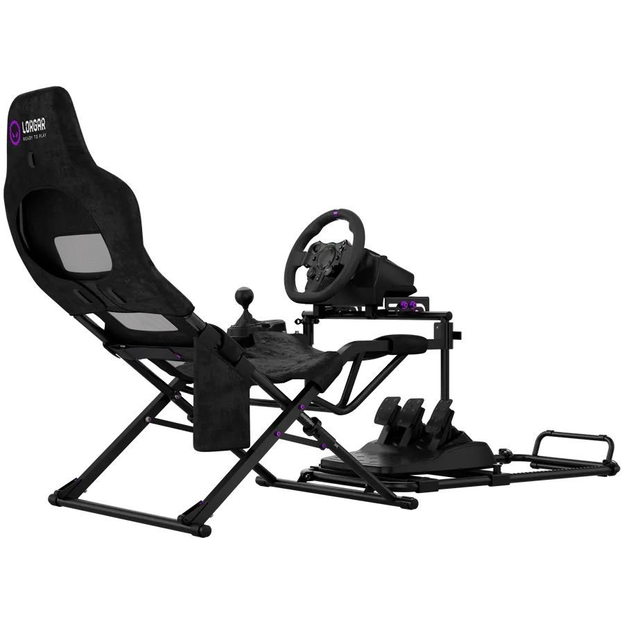 LORGAR Advanced RAF1 Racing Simulator Cockpit Black LORGAR Advanced RAF1 Racing Simulator Cockpit Black
