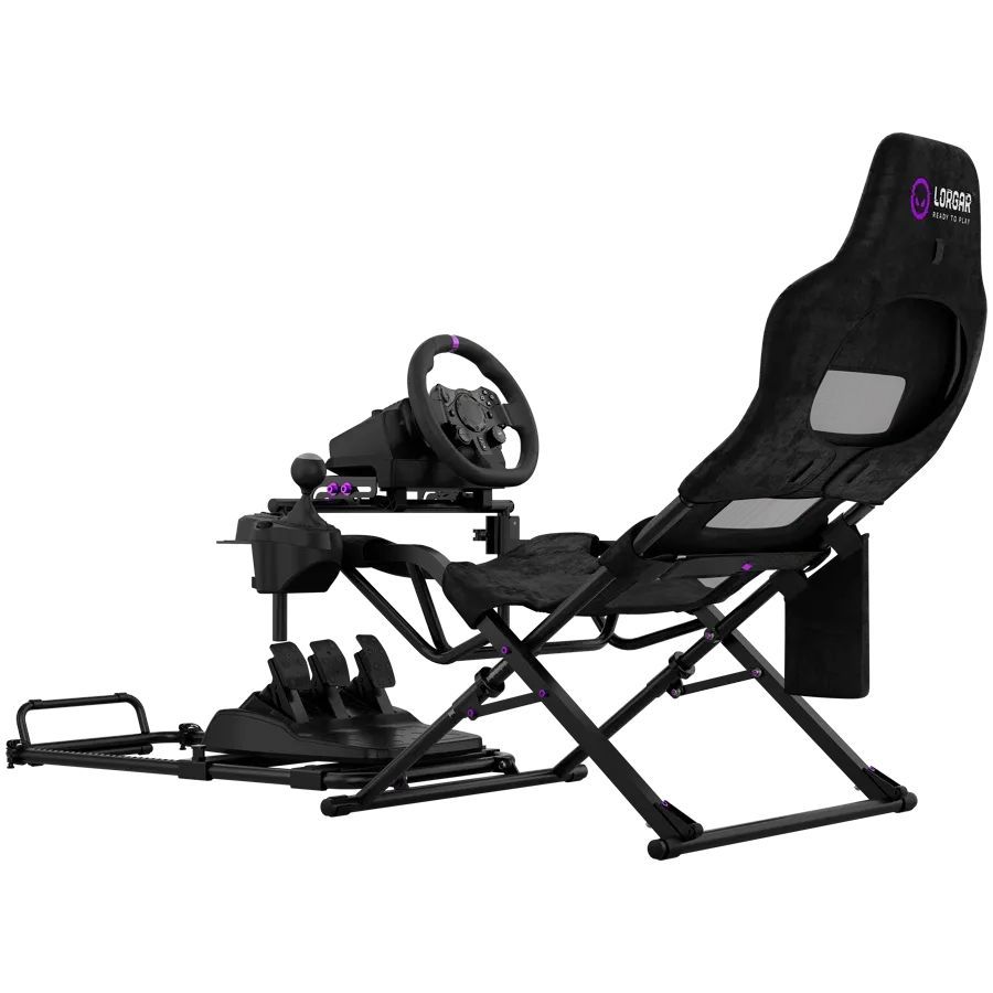 LORGAR Advanced RAF1 Racing Simulator Cockpit Black LORGAR Advanced RAF1 Racing Simulator Cockpit Black